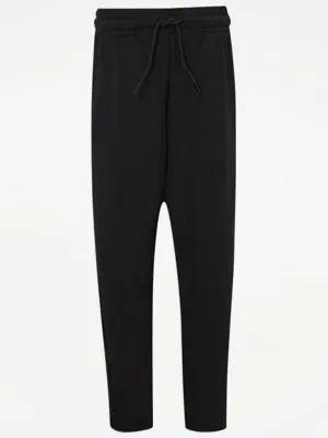 Black School Active Zip Ankle Stretch Joggers | School | George at ASDA