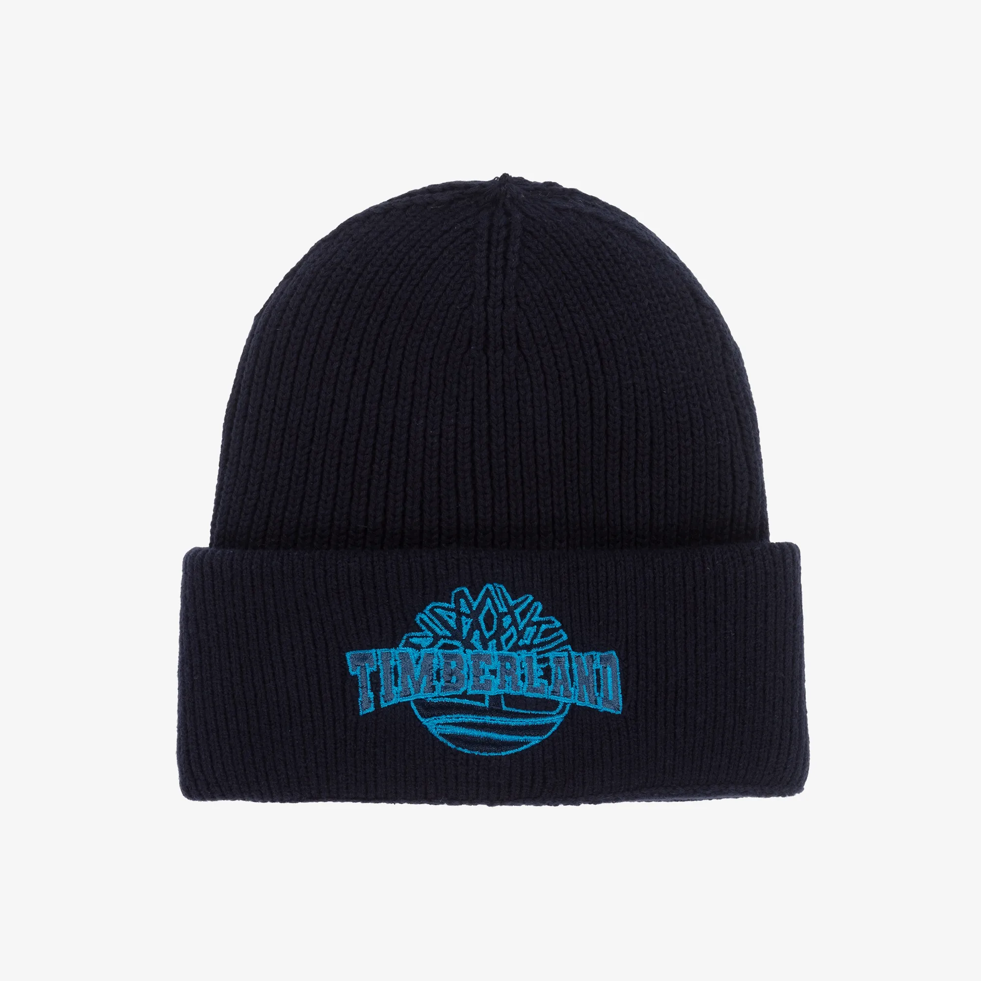 Boys Navy Blue Cotton Knit Beanie Hat