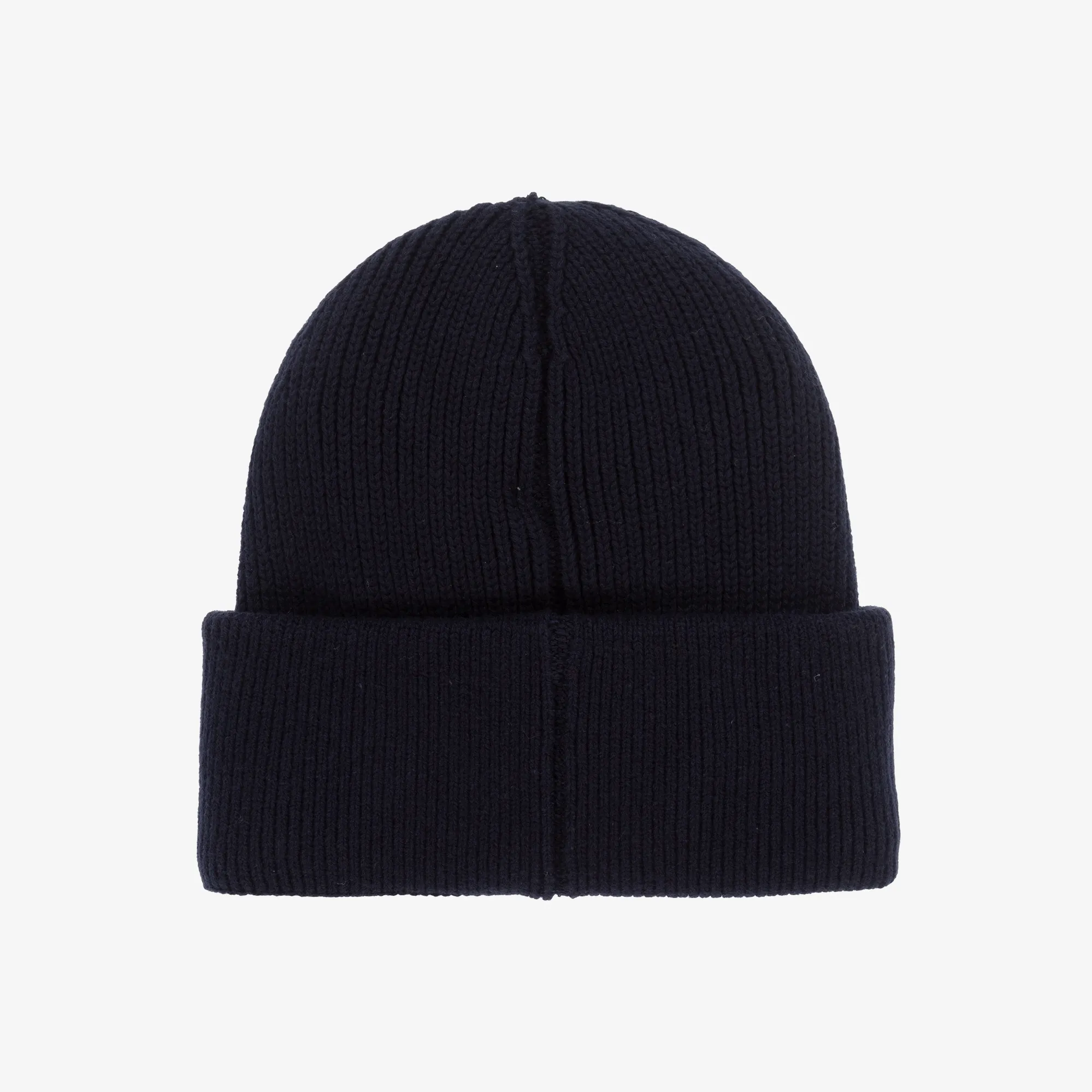 Boys Navy Blue Cotton Knit Beanie Hat