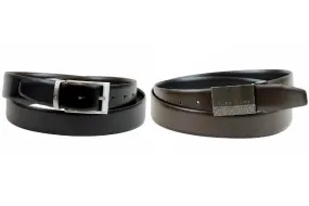 Hugo Boss Men's Gavido 50261990 Reversible Leather Belt Adjustable To Size 44