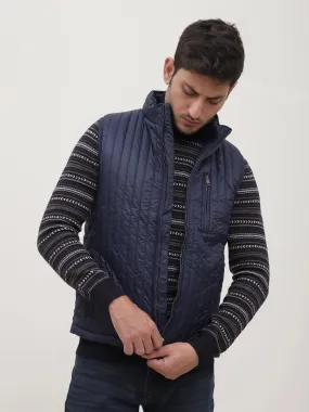 JACKET SLEEVELESS NAVY