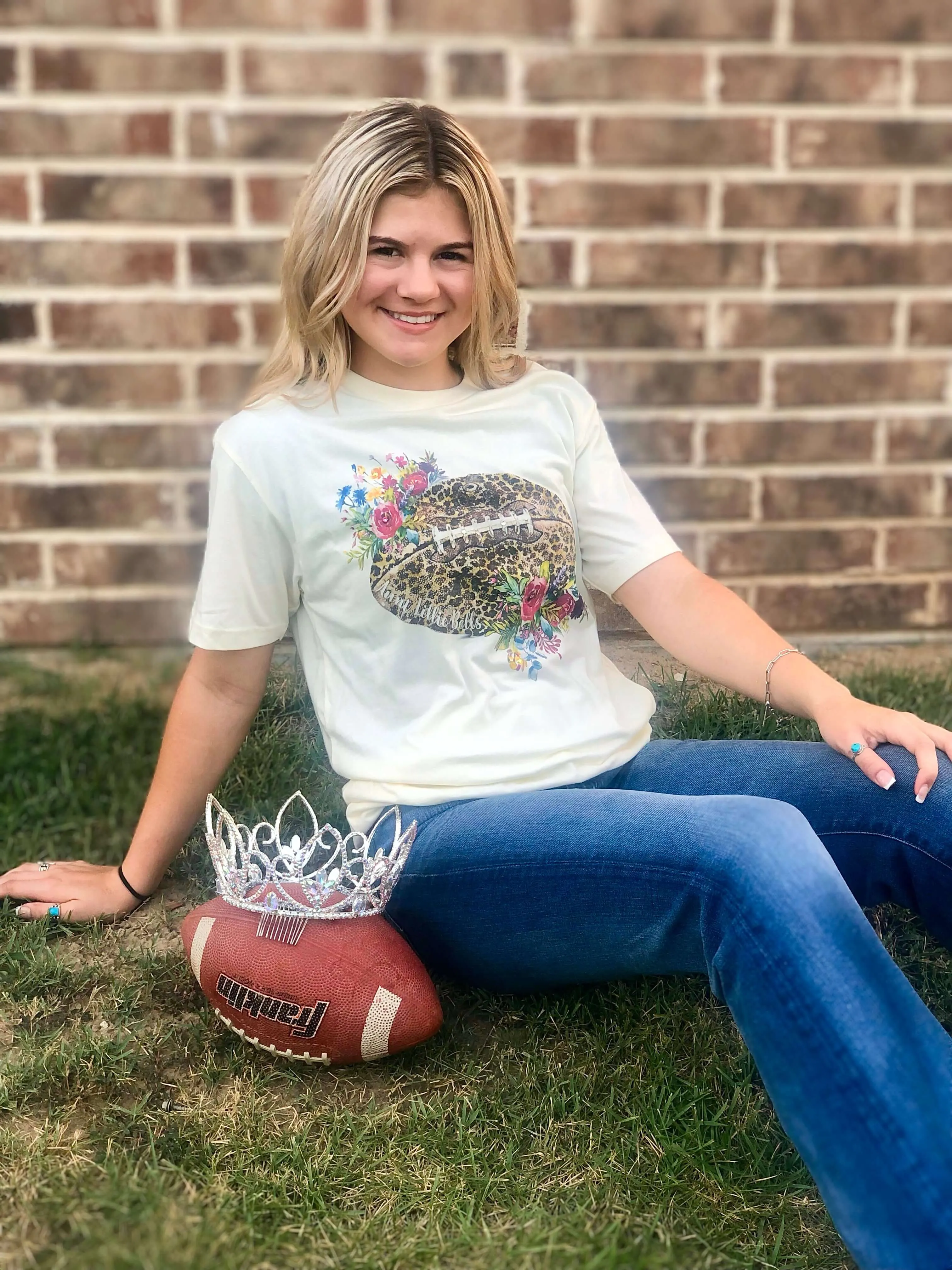 Leopard Football T-Shirt