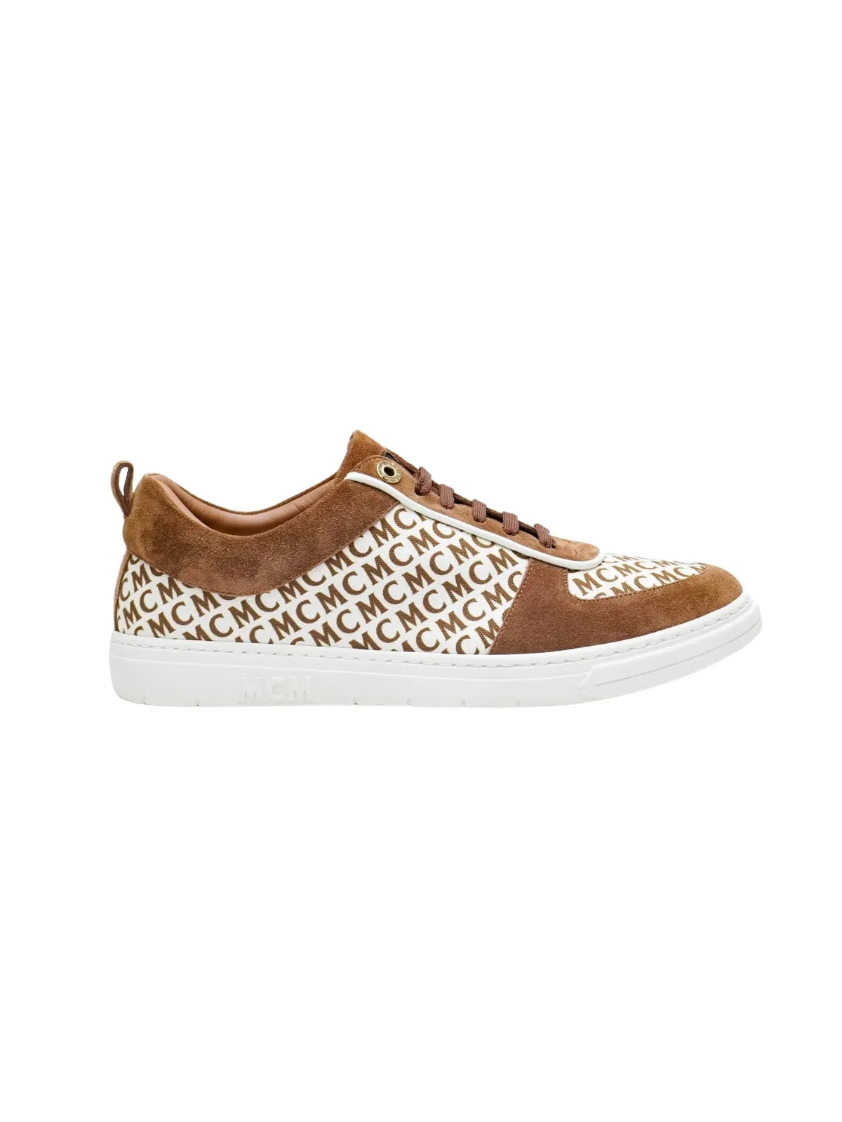 Mcm Sneaker Diagonal Terrain Brown
