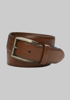 Men's Jos. A. Bank Feather Edge Belt at Bank, Tan,