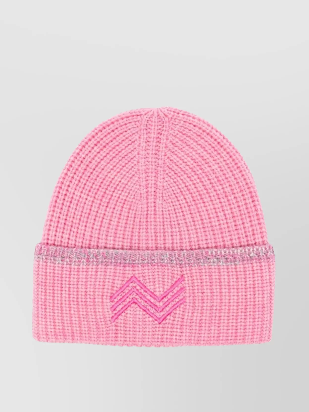 Missoni   Wool beanie with zig zag pattern