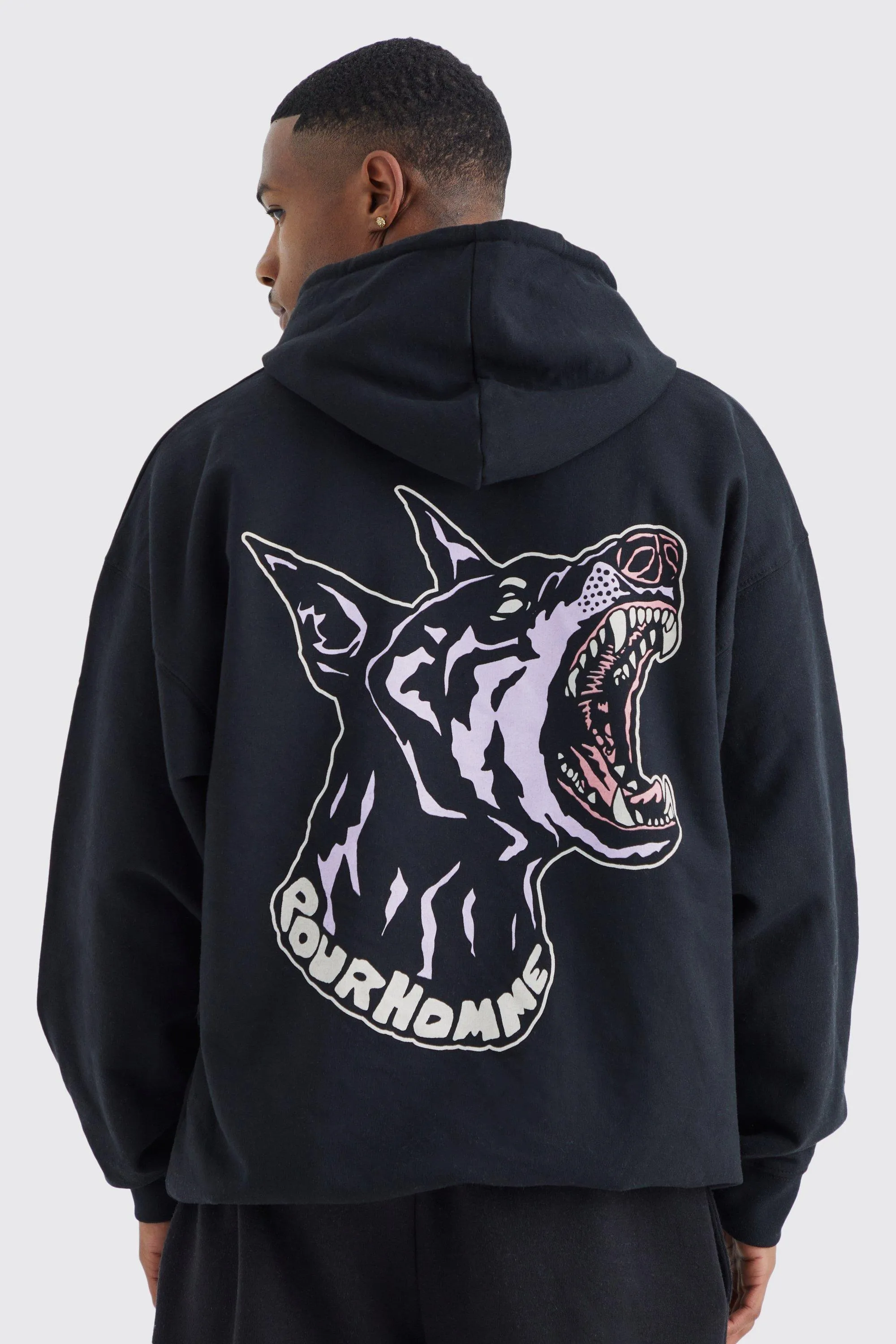 Oversized Pour Homme Dog Hoodie