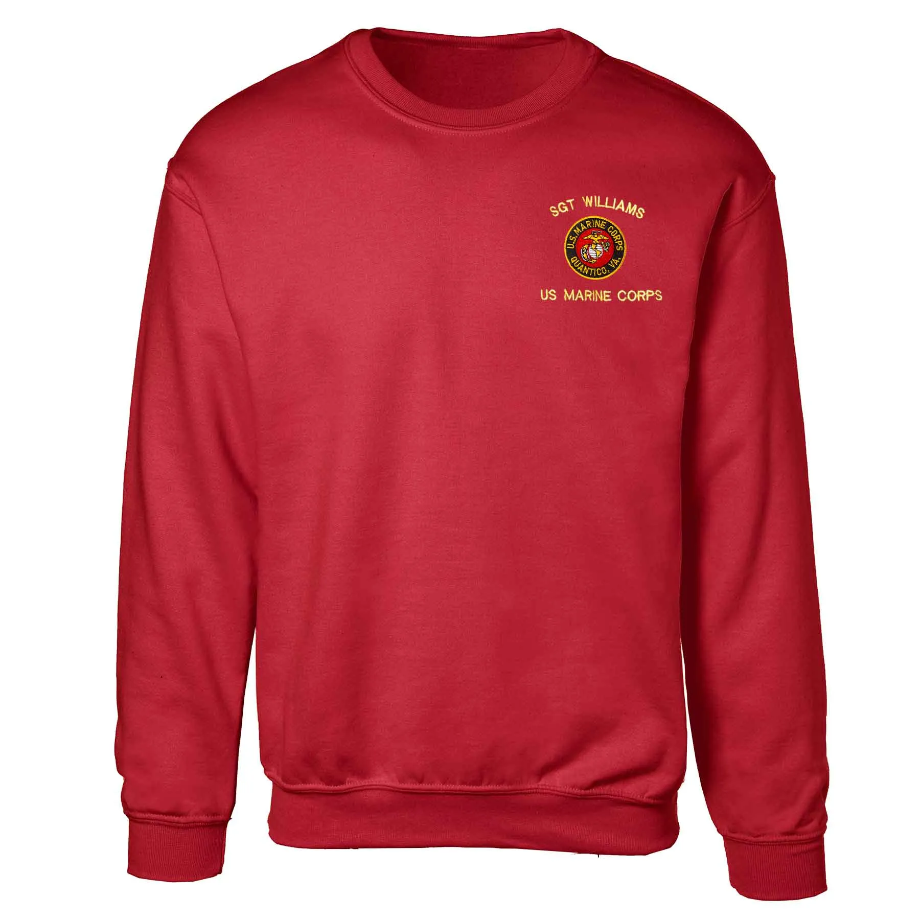 Quantico Virginia Embroidered Sweatshirt