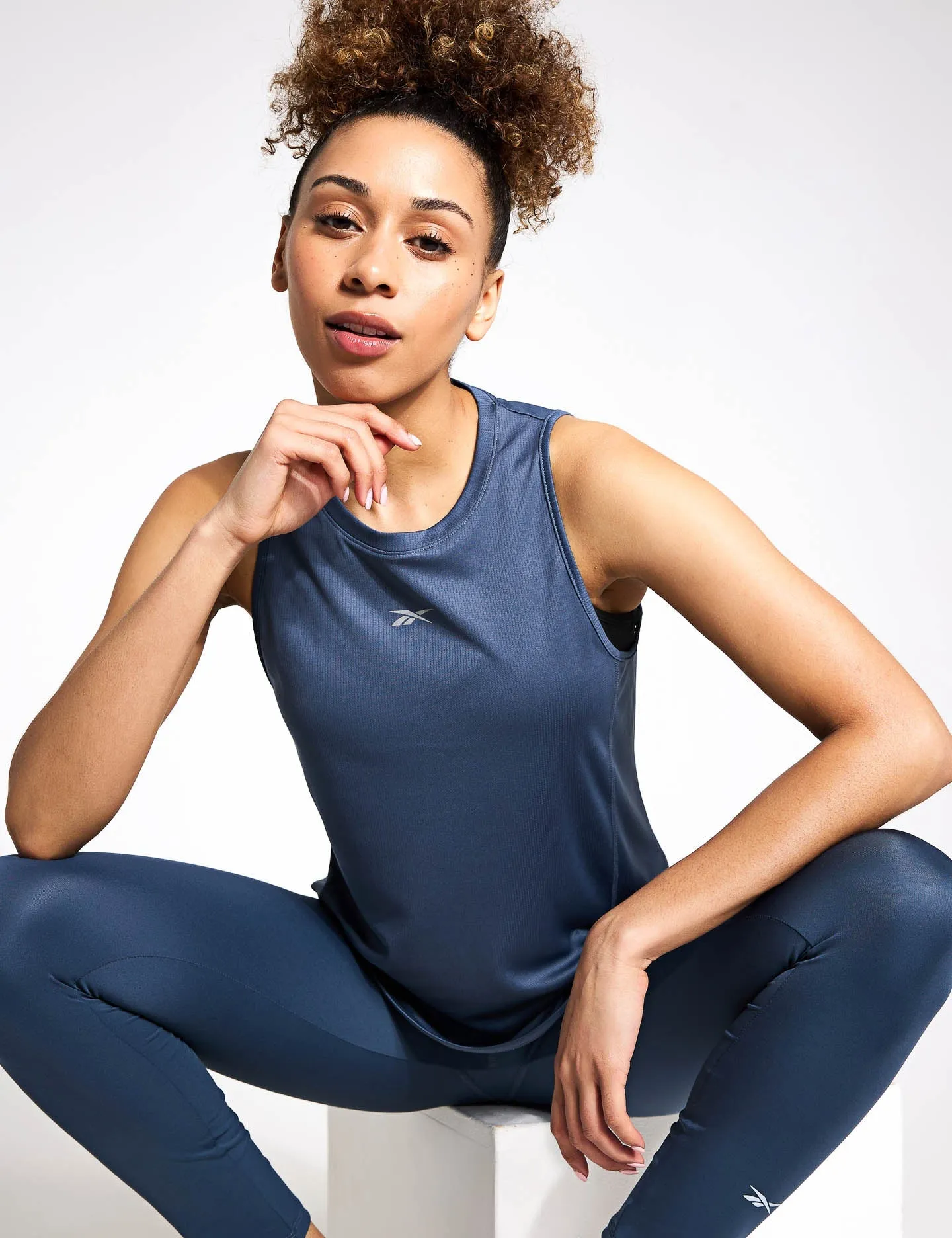 Reebok Running Speedwick Tank Top - East Coast Blue