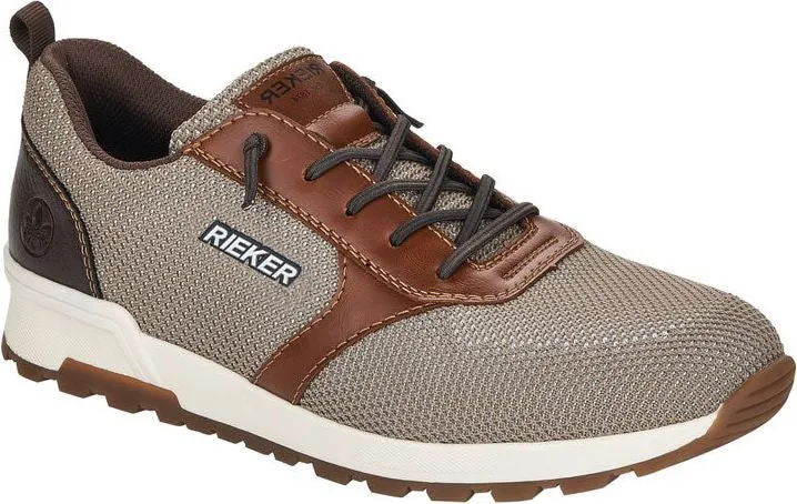 Rieker Grey/Tan Sneaker