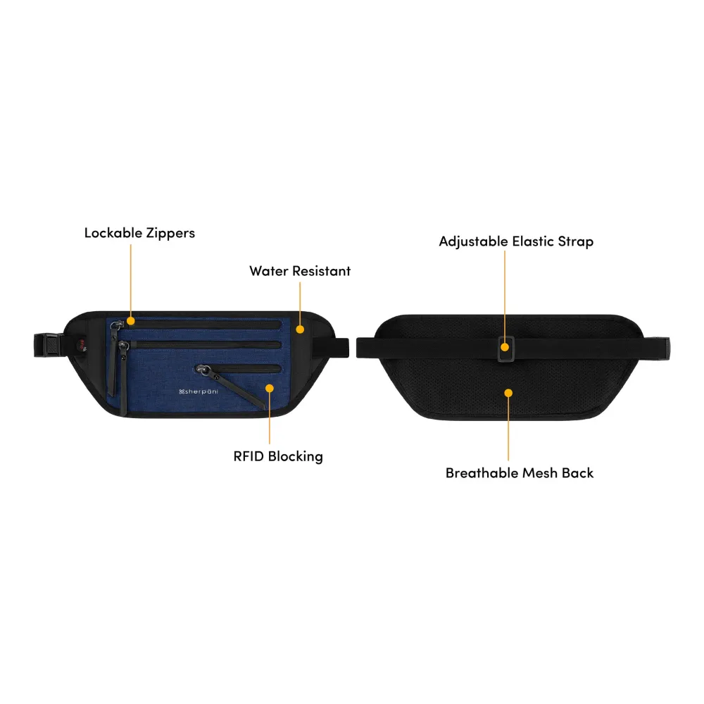 Sherpani Jett AT Indigo Travel Belt (Women's)