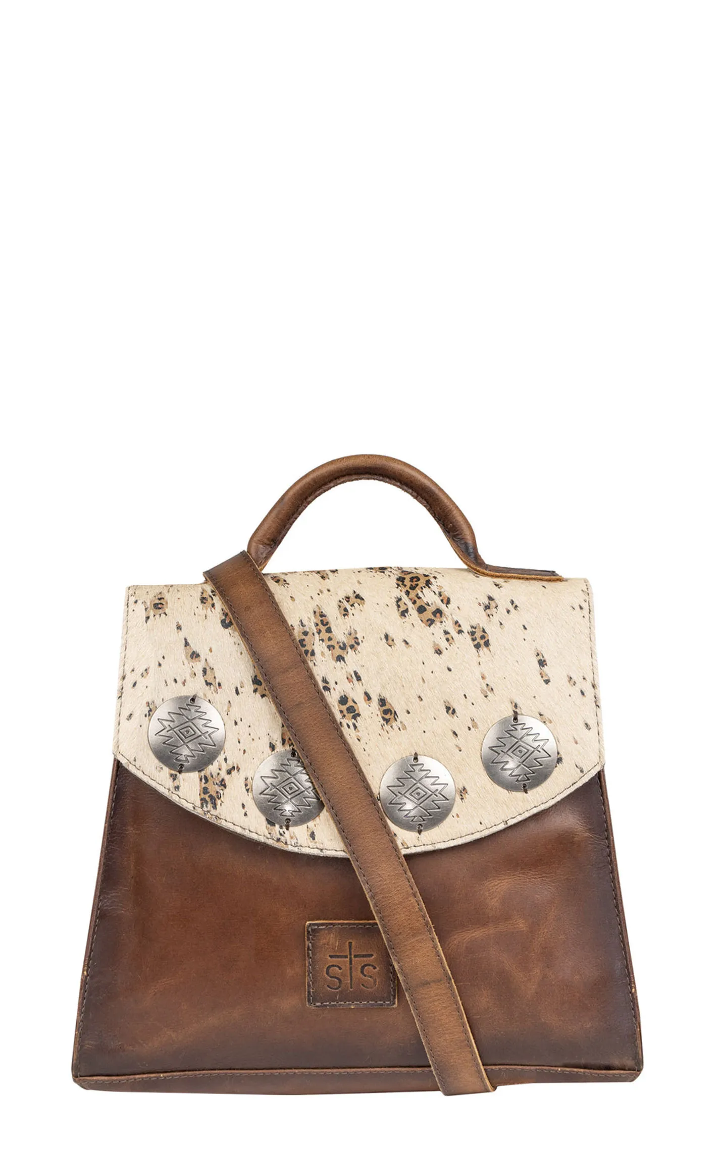 STS Ranchwear Cowhide Hair On Hide Serengeti Remi Backpack