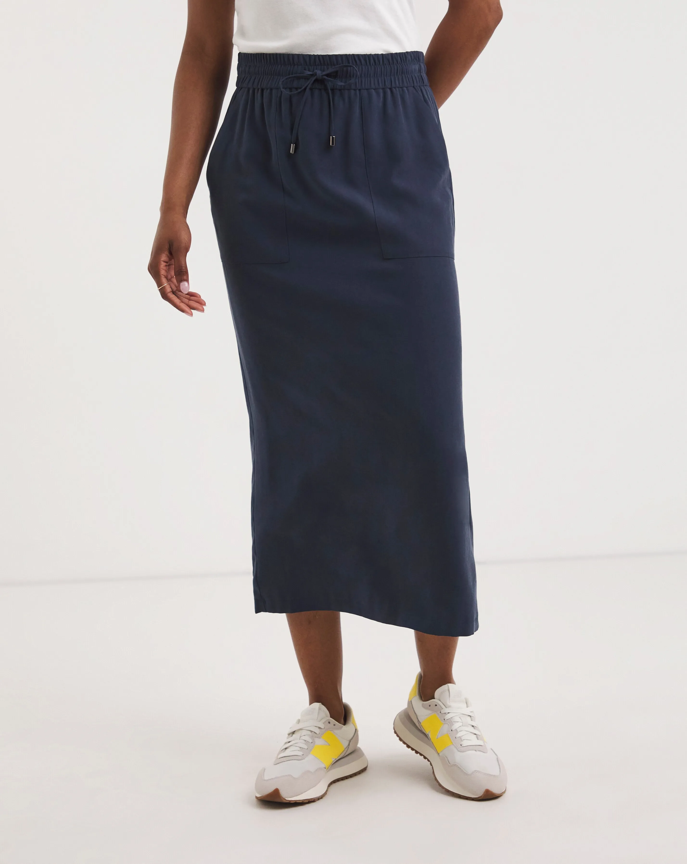 Super Soft Pull On Cargo Skirt