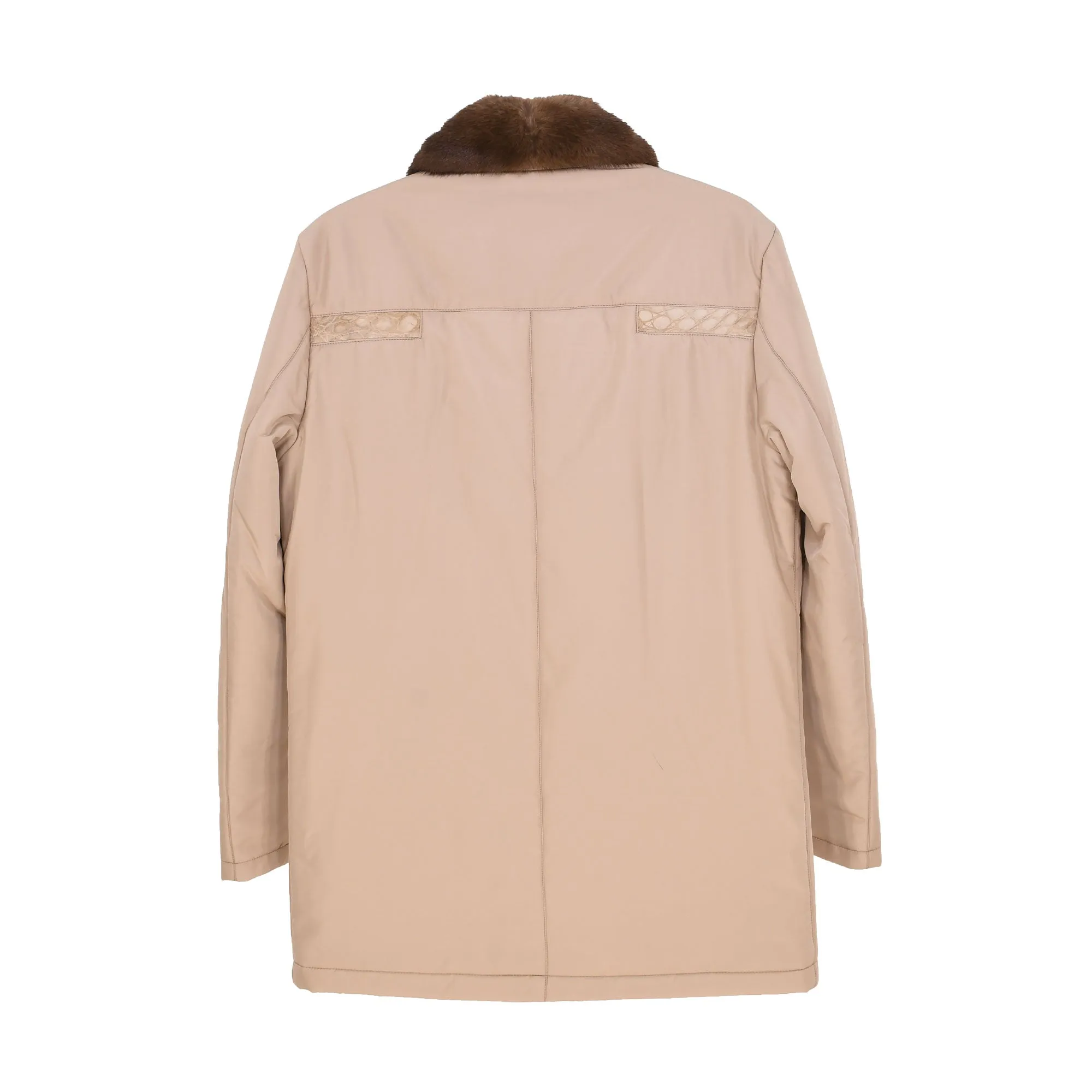 Torras Men's Fur Collar Coat
