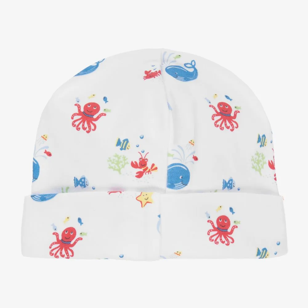 White Pima Cotton Ocean Hat