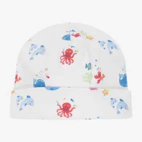 White Pima Cotton Ocean Hat