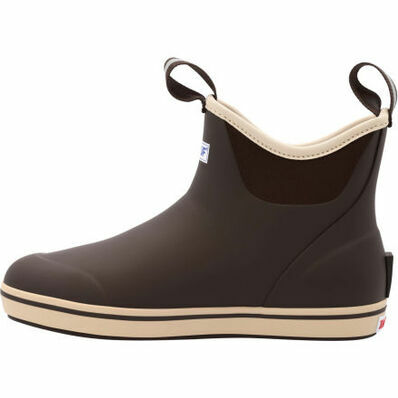 XTRATUF Men's 6-In Ankle Deck Boot in Chocolate Tan